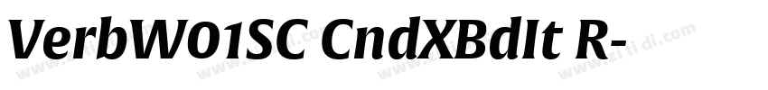 VerbW01SC CndXBdIt R字体转换